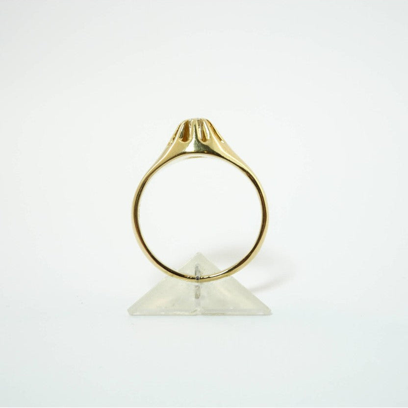 14 karat ring med brillant | Str. 53