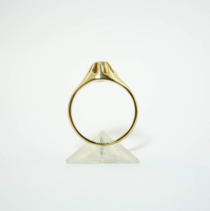 14 karat ring med brillant | Str. 53