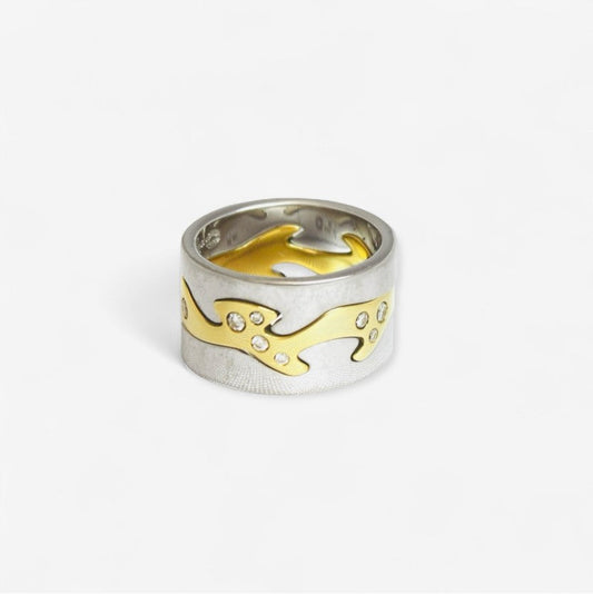 18 karat Fusion Ring fra Georg Jensen | Str. 55