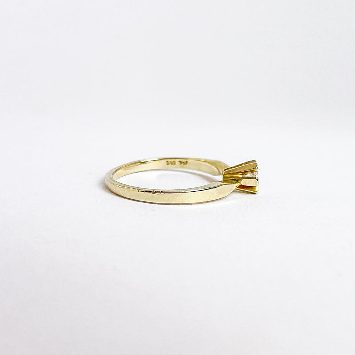 14 kt. guld ring med brillant – Eternity | Str. 54
