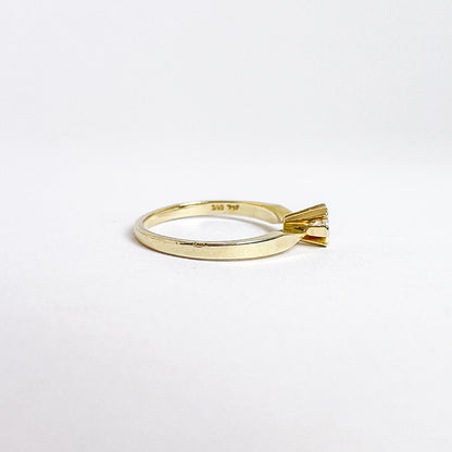 14 kt. guld ring med brillant – Eternity | Str. 54