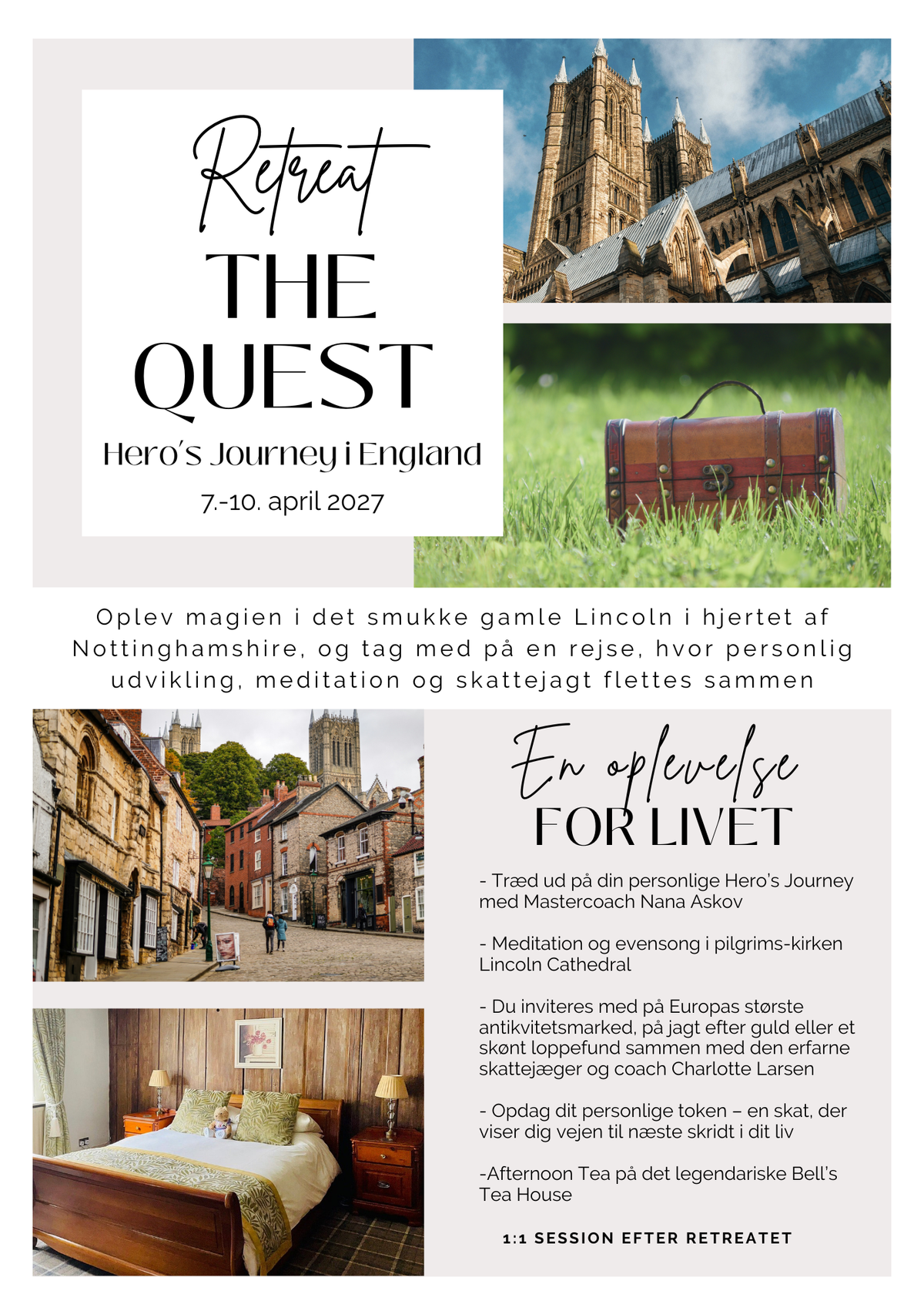 England Retreat - The Quest |  7.-10. april 2027