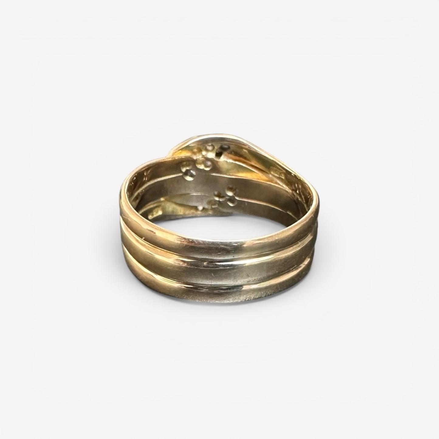 14 karat ring med diamanter | str. 64