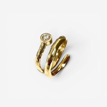 14 karat ring med brillant | str. 58